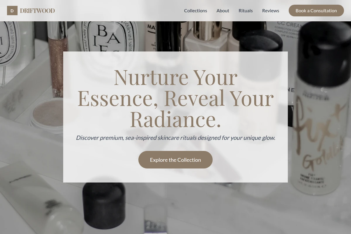 Driftwood Beauty Products