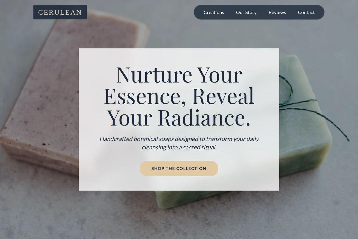 Cerulean Handmade Soap