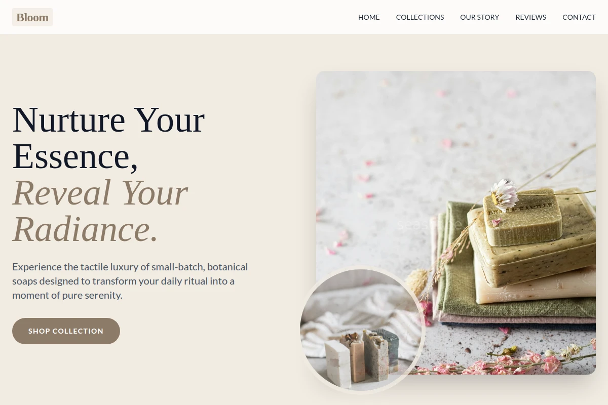 Bloom Handmade Soap
